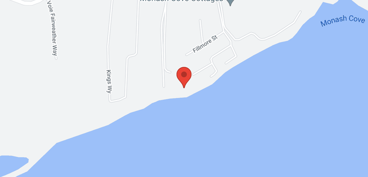 map of Lot 112 Hicks Beach RD